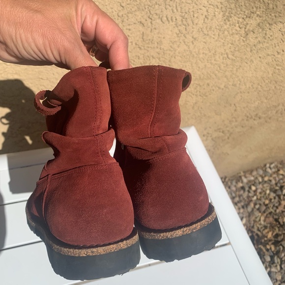 Birkenstock Luton port wine suede boots size 37 L - Picture 8 of 16